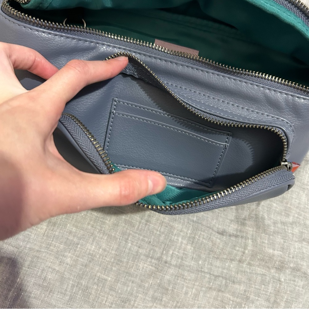 Kibou Travel Diaper Bag Smoky Indigo Fanny Pack Belt Bag Crossbody Travel - Picture 12 of 12